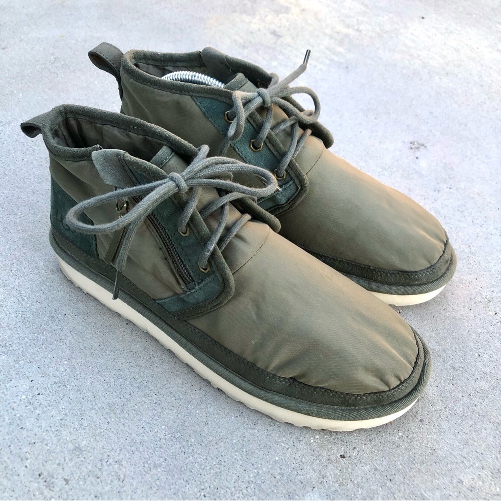 UGG Neumel Zip MLT Mens Shoes Military Green Mid Top Sneakers 1102430 Size 9 US - Picture 2 of 16